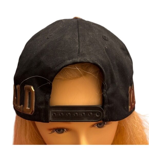 Walt Disney World Black & Gold Snapback Hat Adult 57-60cm - Picture 6 of 6
